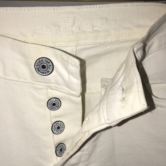 Size 29 White 7 for All Mankind Jeans!! - Picture 5 of 6